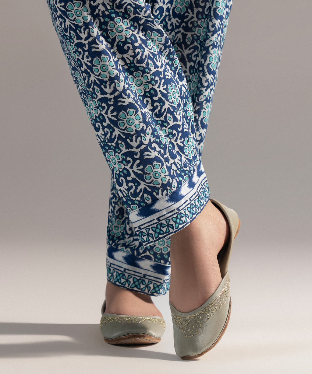 Printed Crosshatch Shalwar