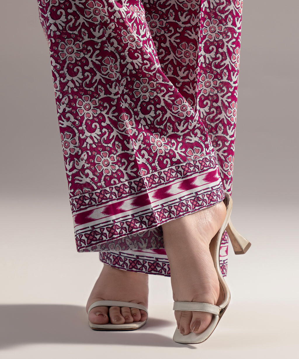 Printed Crosshatch Culottes