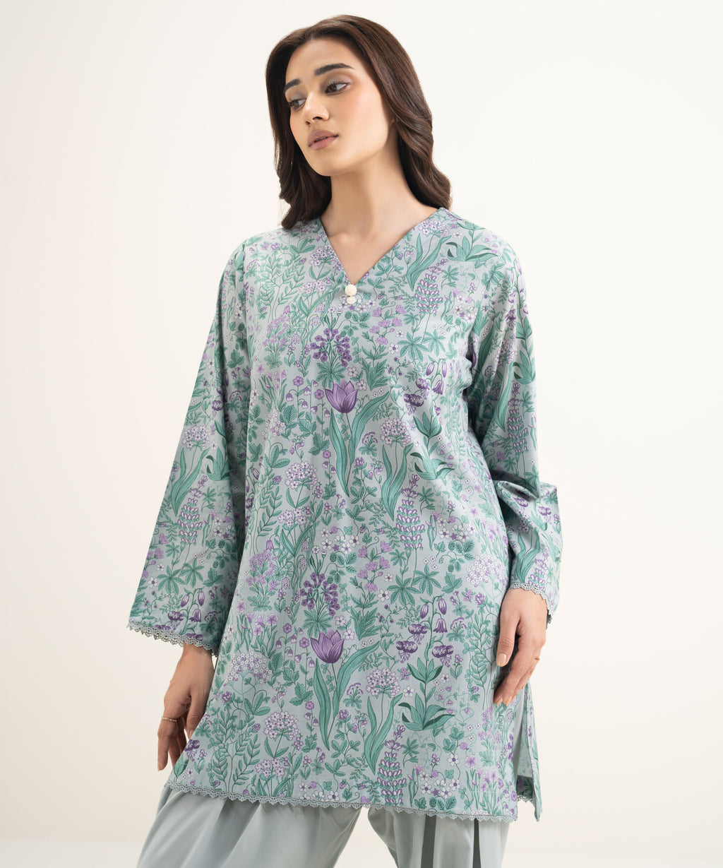 Printed Cotton Viscose Shirt