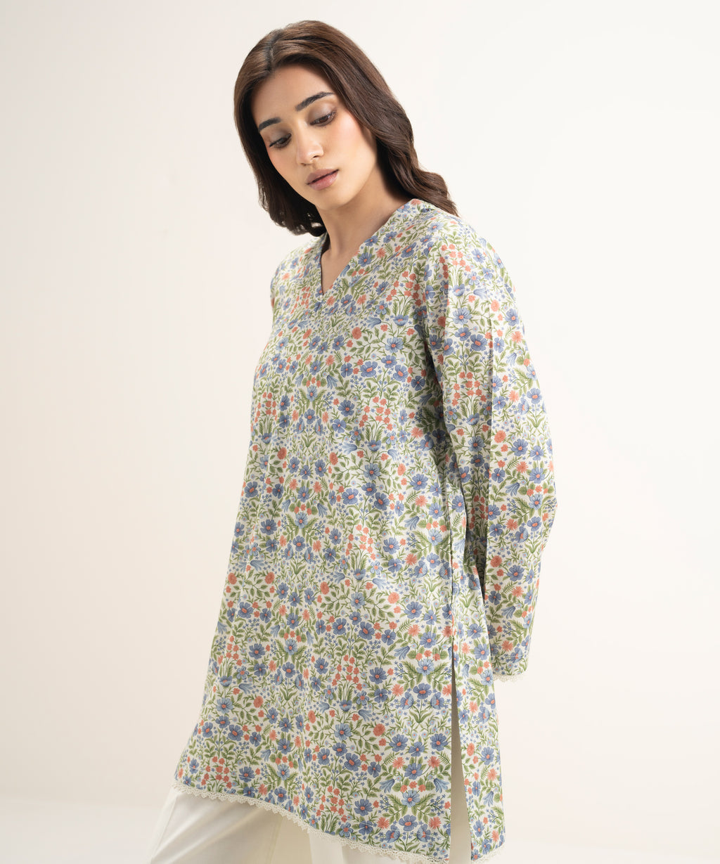 Printed Cotton Viscose Shirt