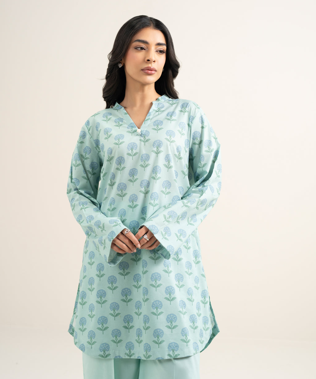 Printed Cotton Viscose Shirt