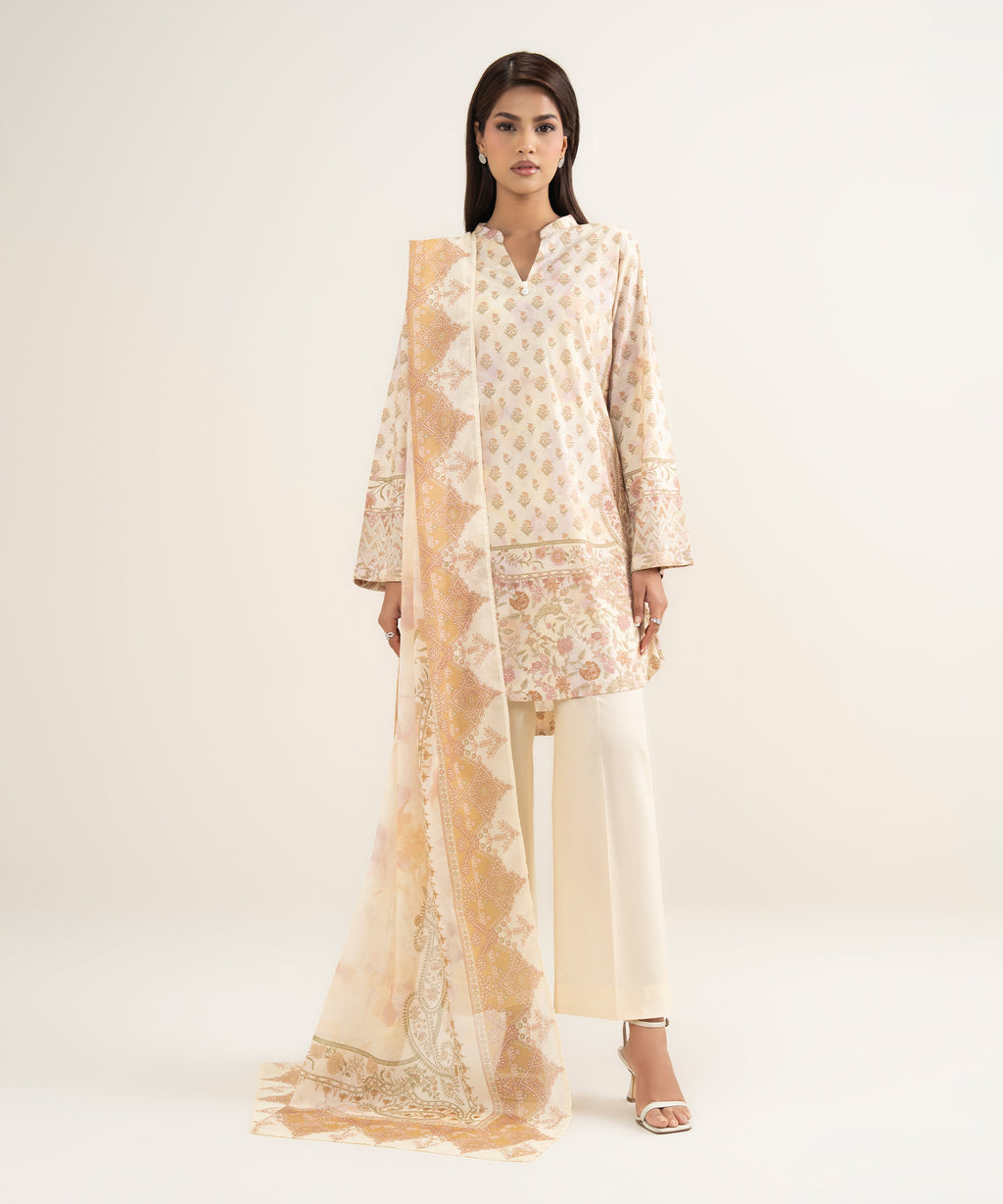 Printed Lawn Dupatta