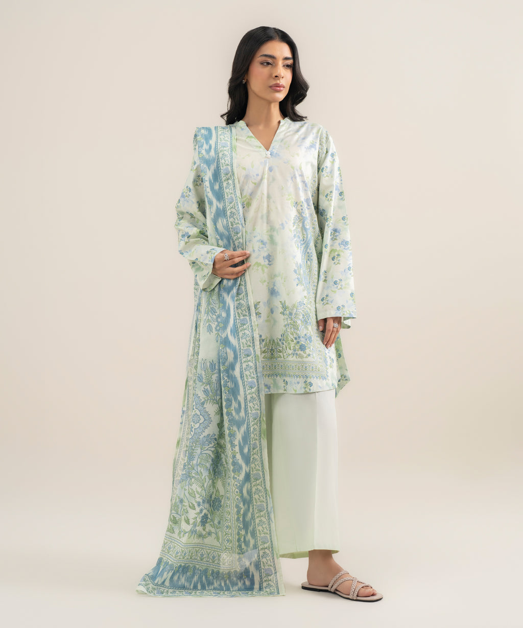 Printed Lawn Dupatta