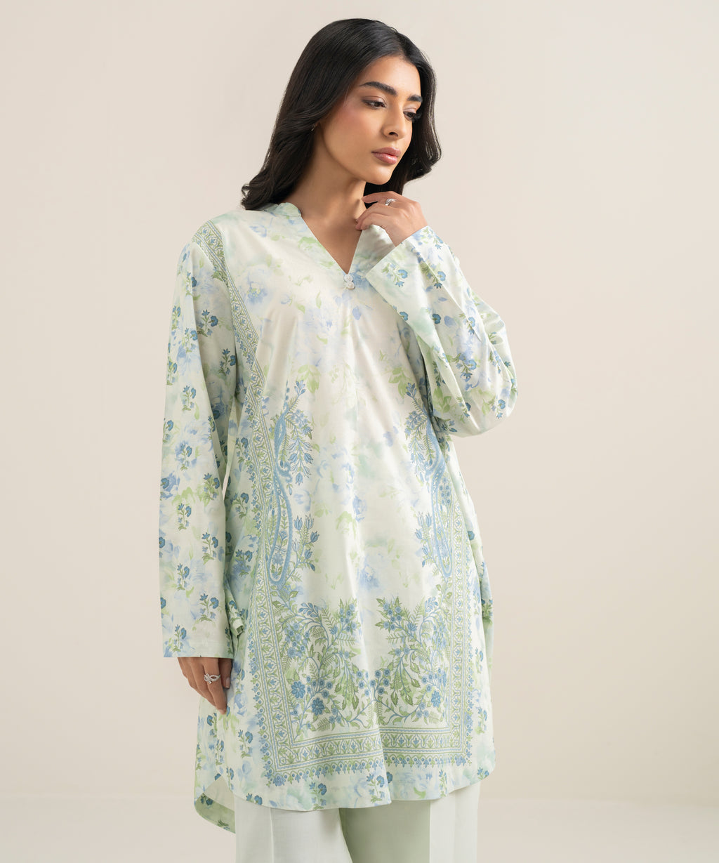 Printed Cotton Viscose Shirt