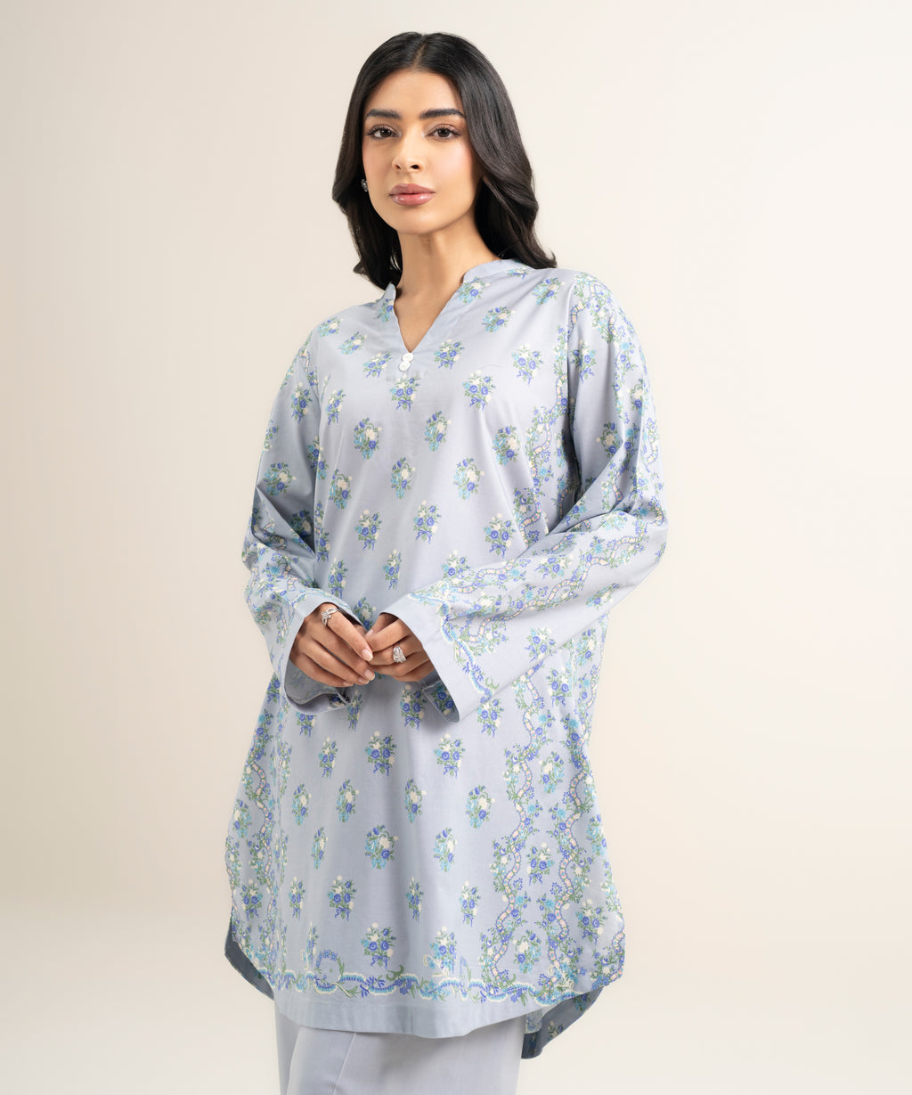 Printed Cotton Viscose Shirt