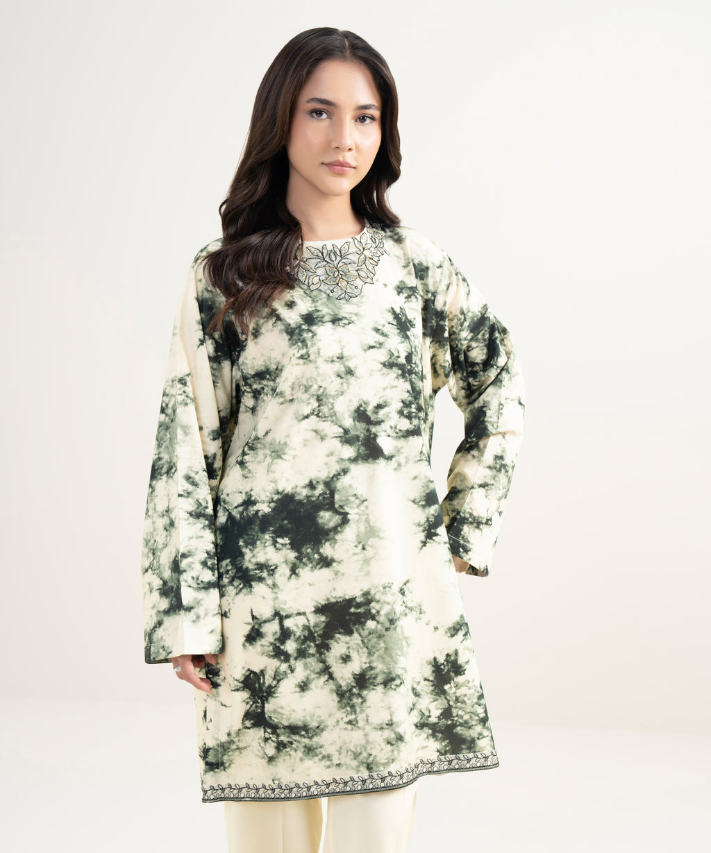Embroidered Cotton Viscose Shirt