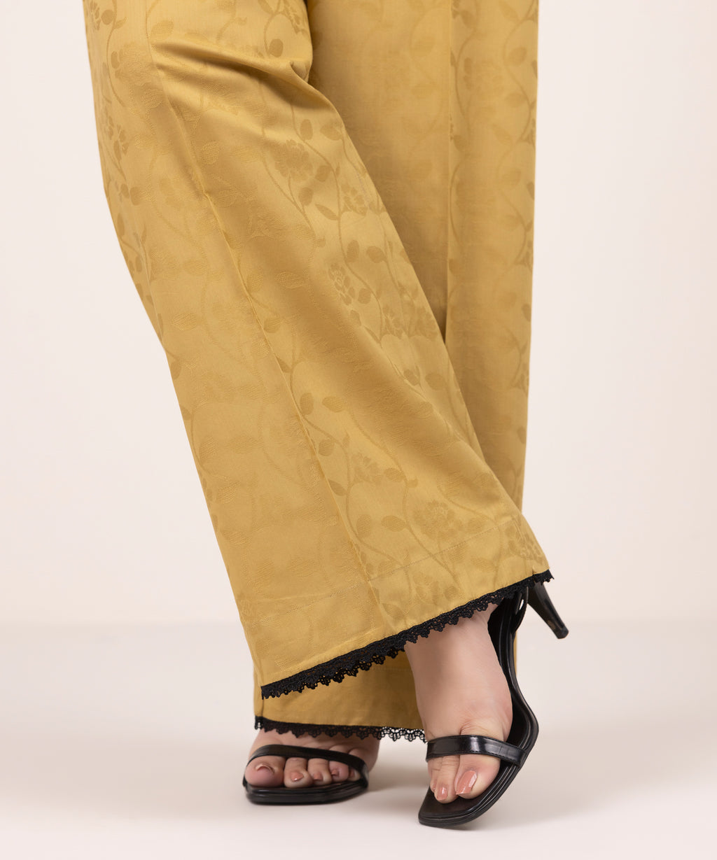 Solid Jacquard Culottes