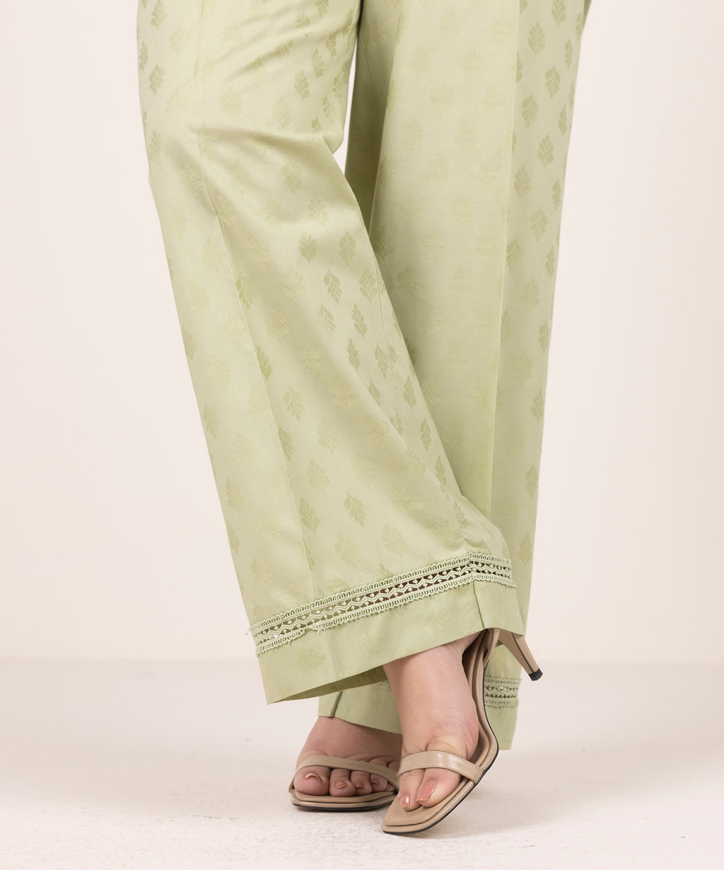 Solid Jacquard Culottes