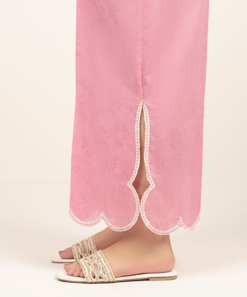 Embroidered Jacquard Culottes