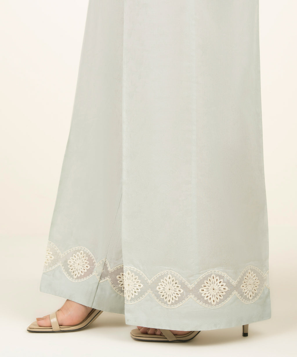 Embroidered Jacquard Culottes