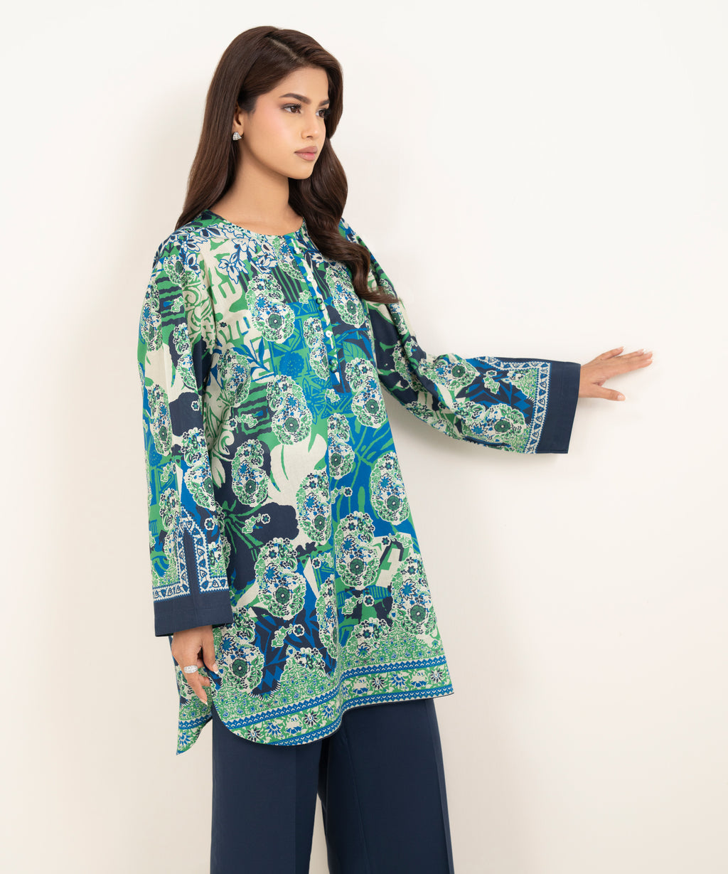 Printed Lawn Shirt