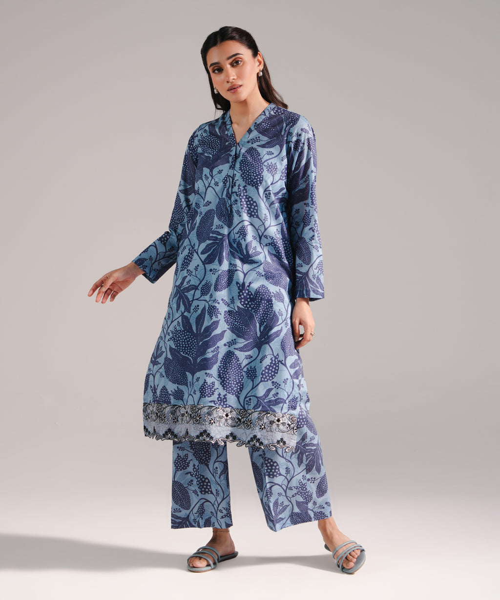 2 Piece - Embroidered Lawn Suit