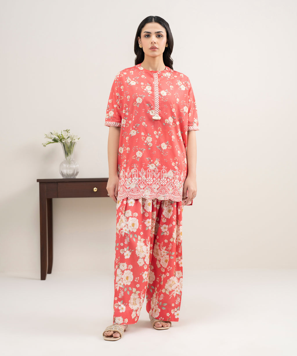 Embroidered Dobby Shirt