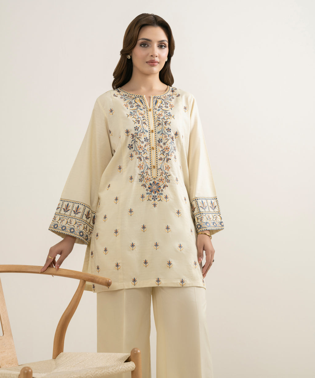 Embroidered Dobby Shirt