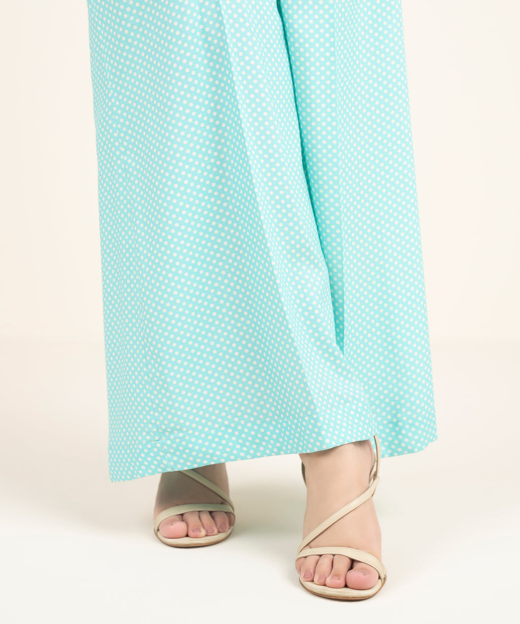 Linen Viscose Flared Pants