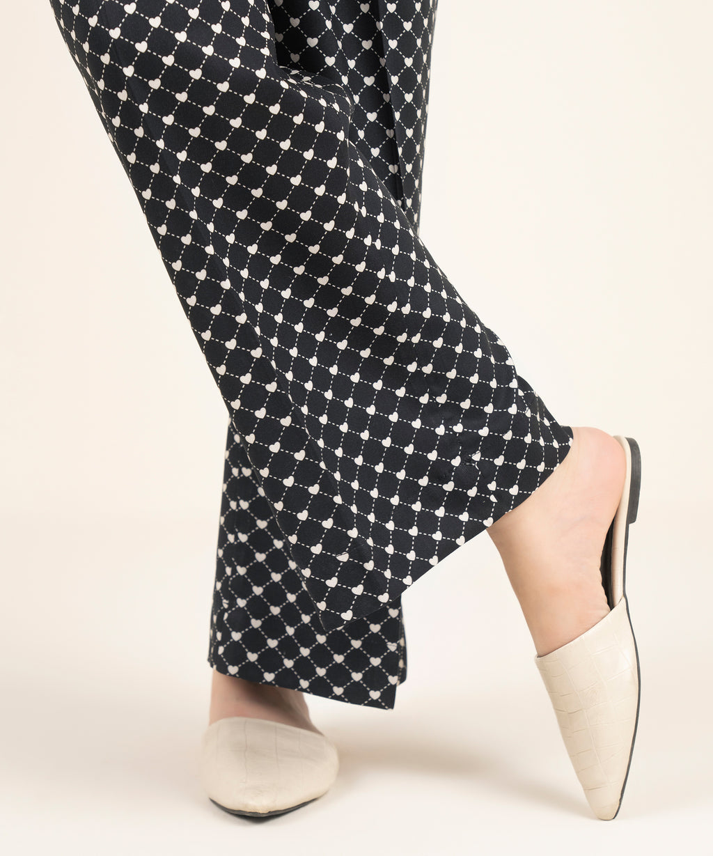 Linen Viscose Straight Pants