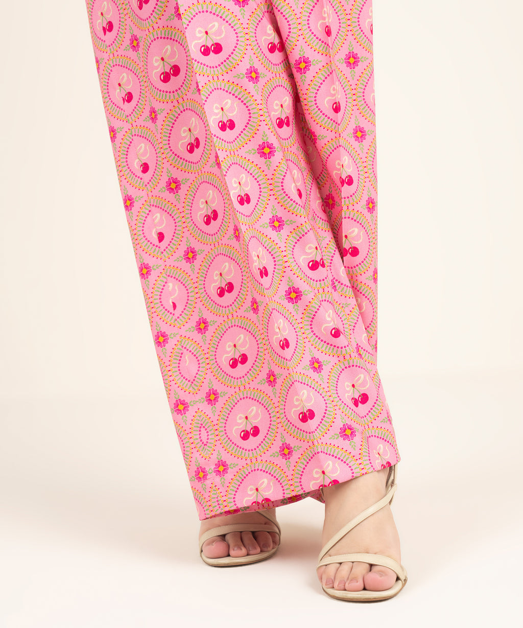 Printed Linen Viscose Culottes