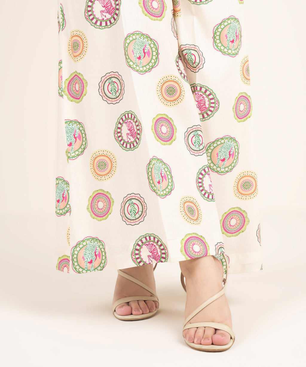 Linen Viscose Flared Pants