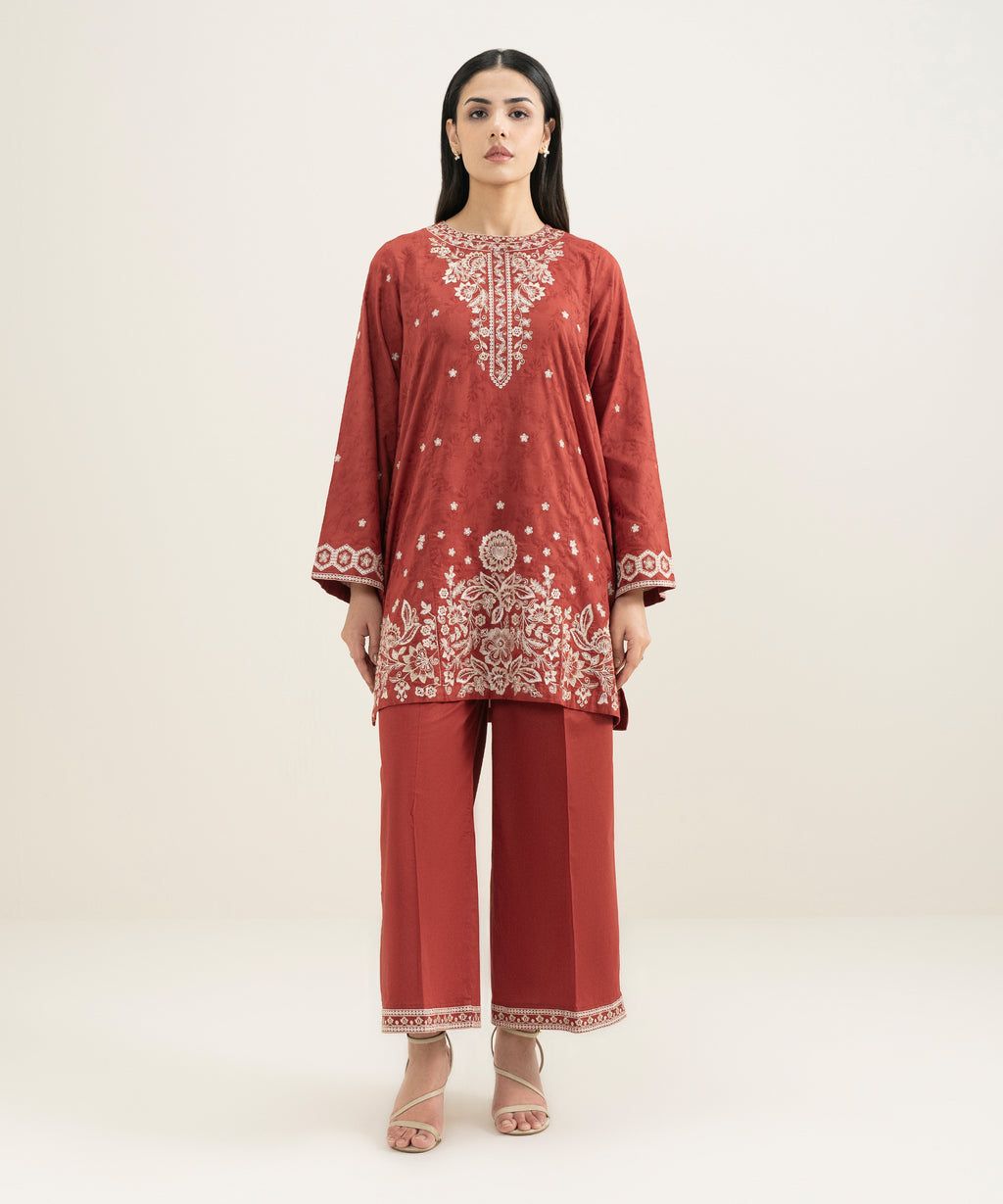 Embroidered Jacquard Shirt