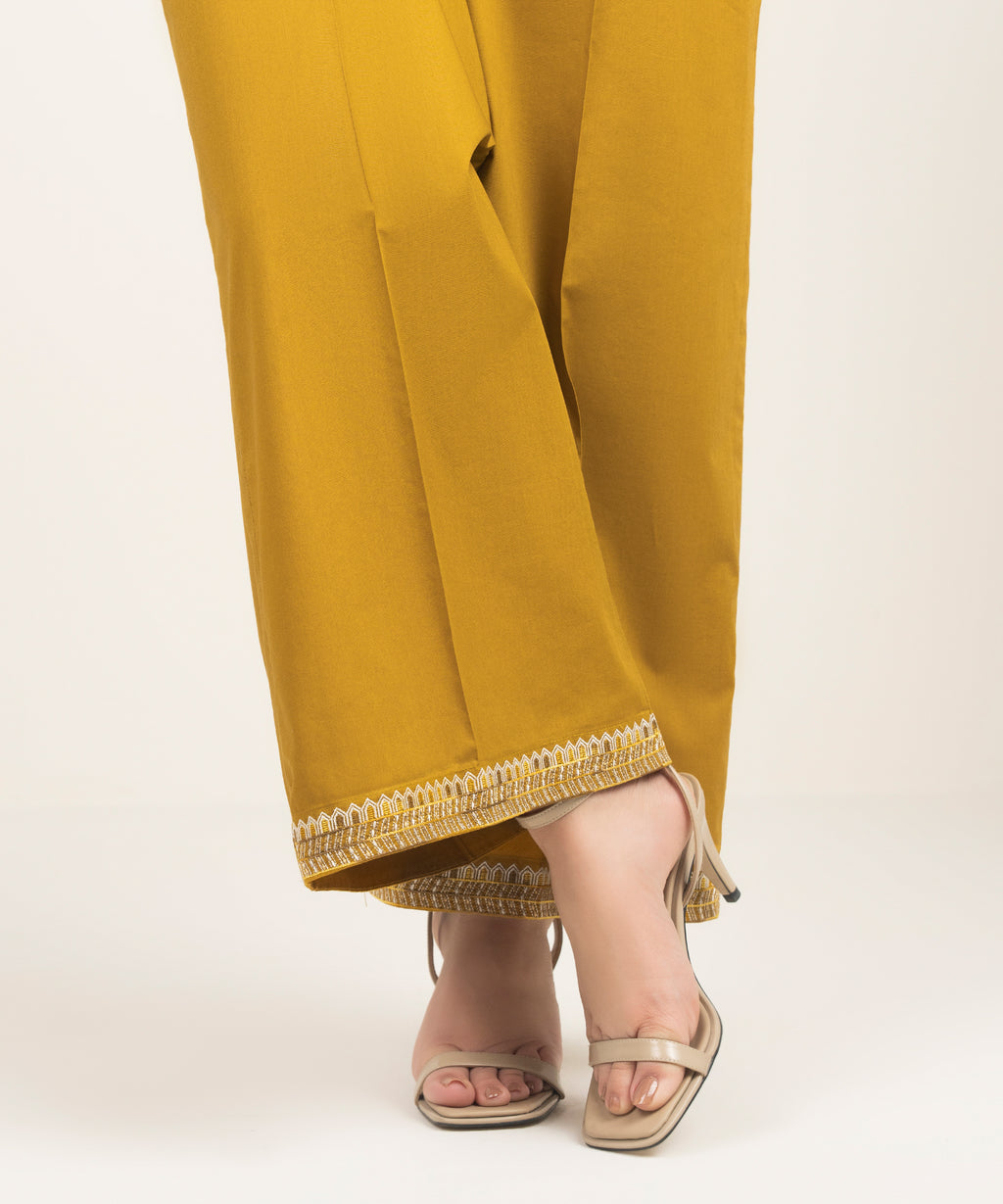 Embroidered Cambric Culottes