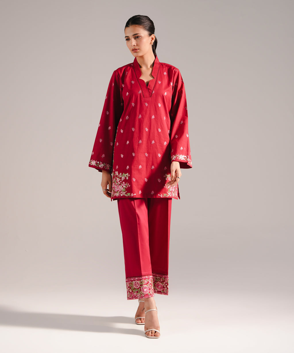 2 Piece - Embroidered Lawn Suit