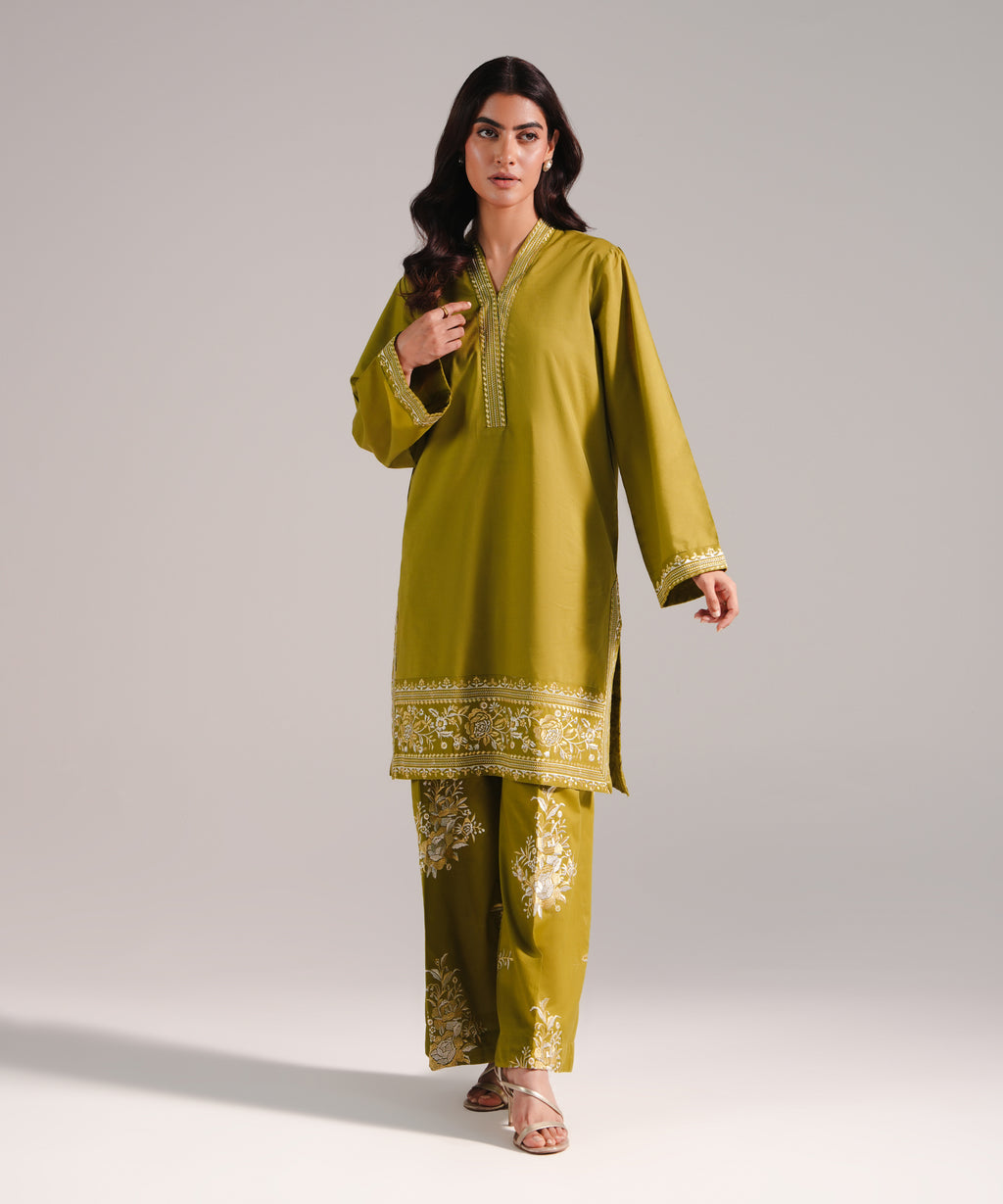 2 Piece - Embroidered Lawn Suit
