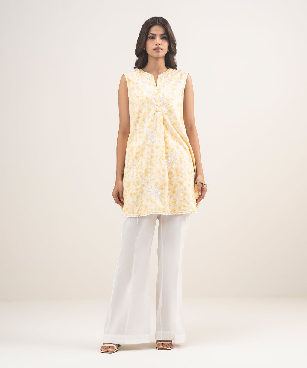 Embroidered Leno Kara Shirt