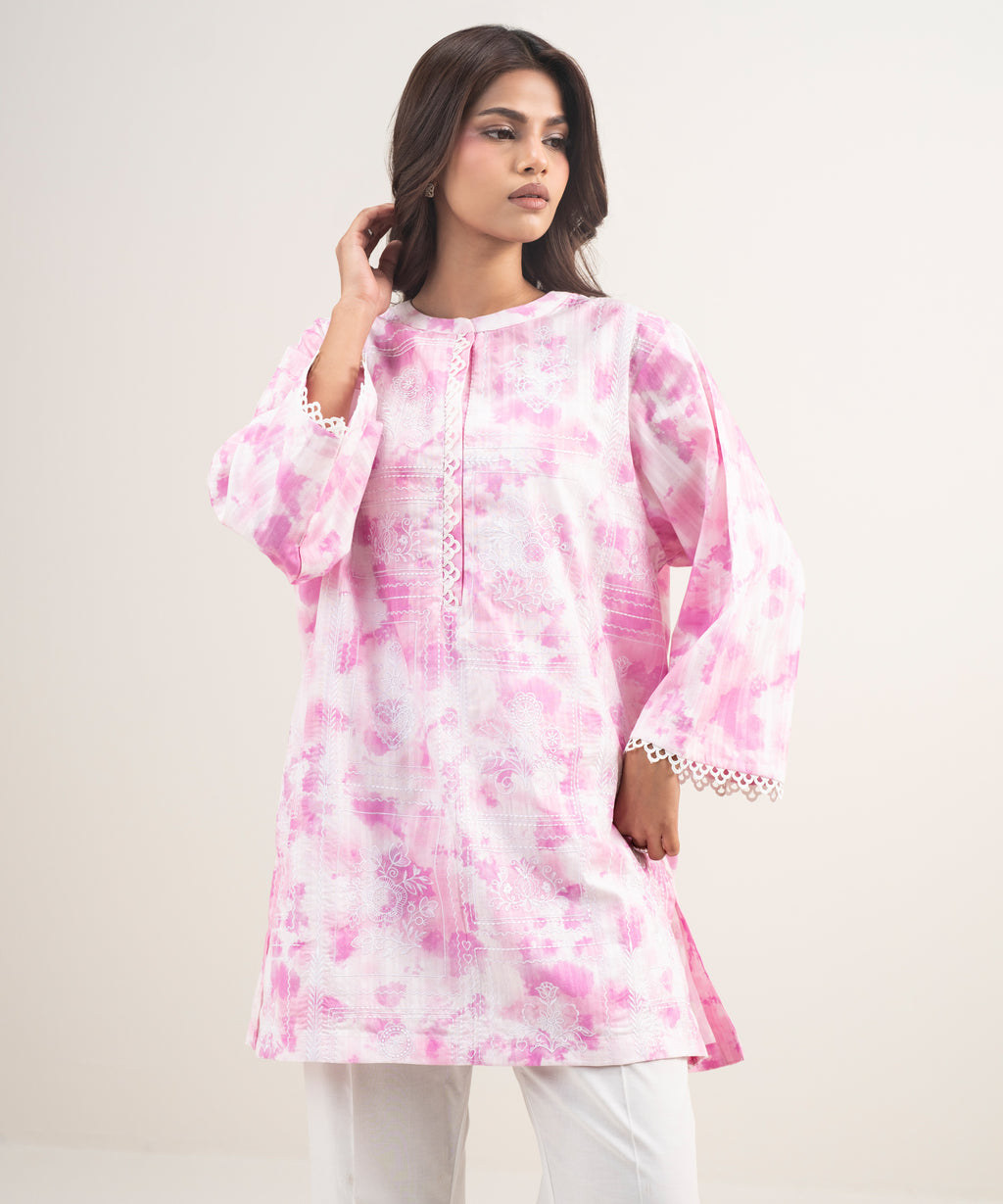 Embroidered Leno Kara Shirt