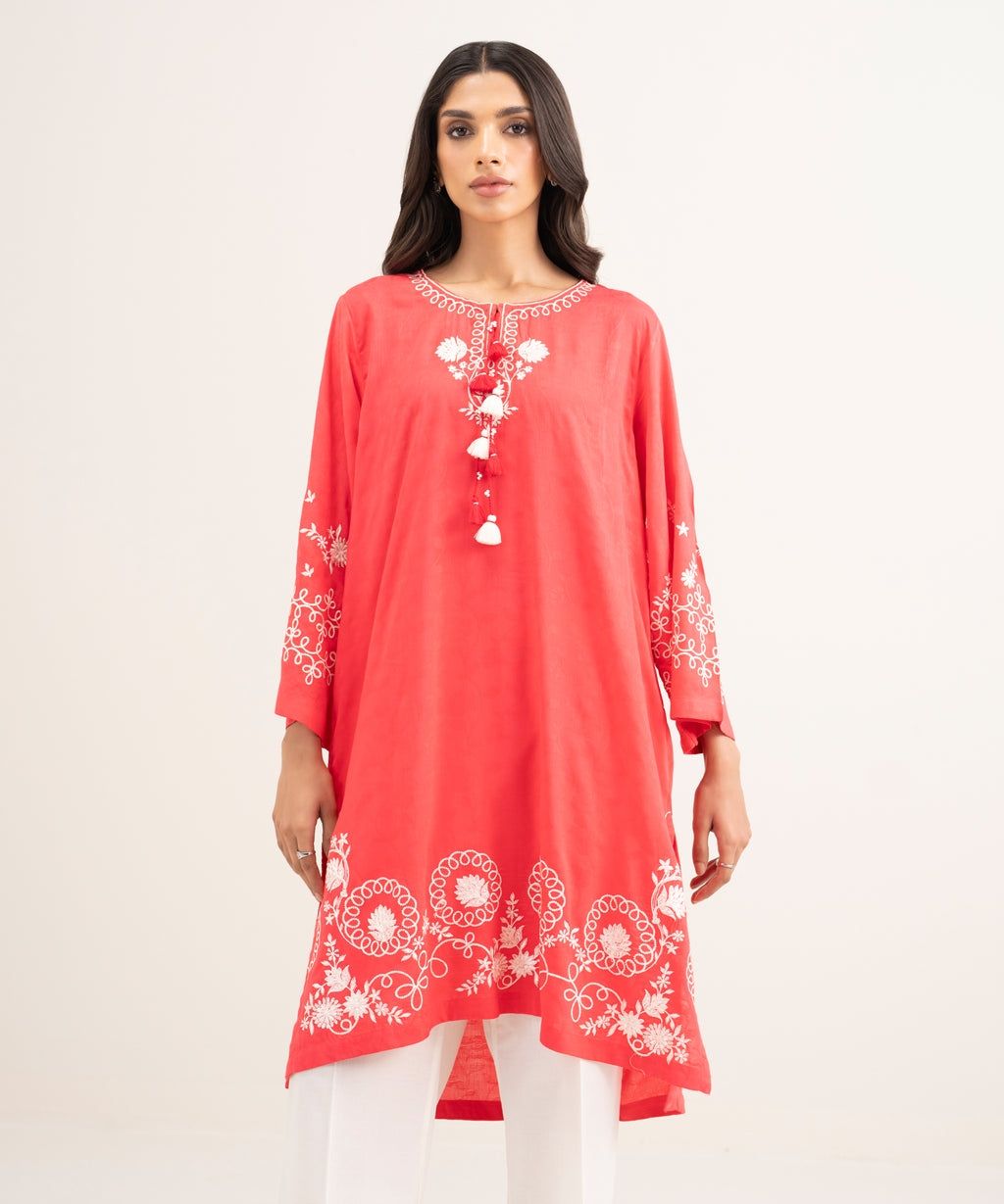 Embroidered Arabic Jacquard Shirt