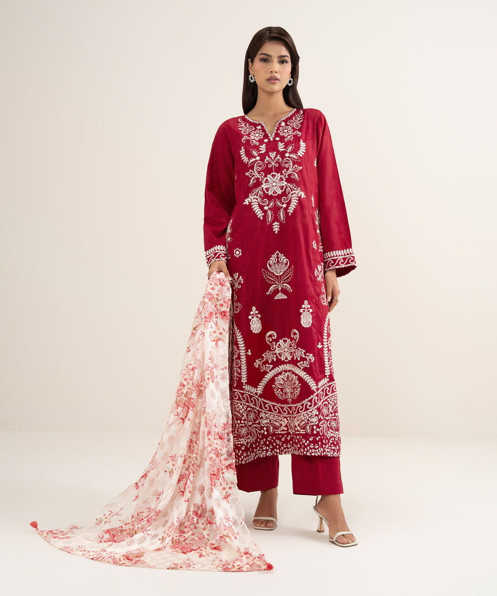 Printed Jacquard Dupatta