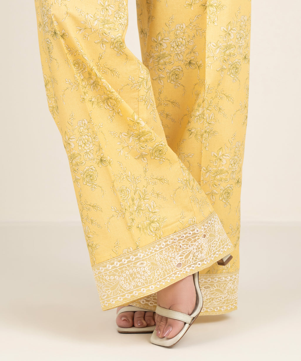 Embroidered Cambric Culottes