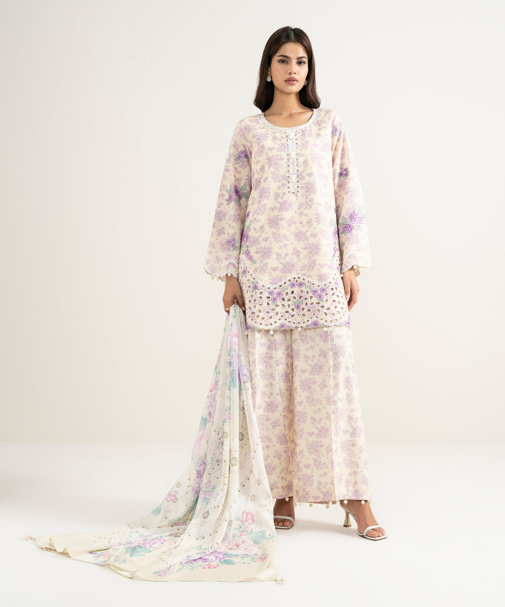 Printed Silk Dupatta