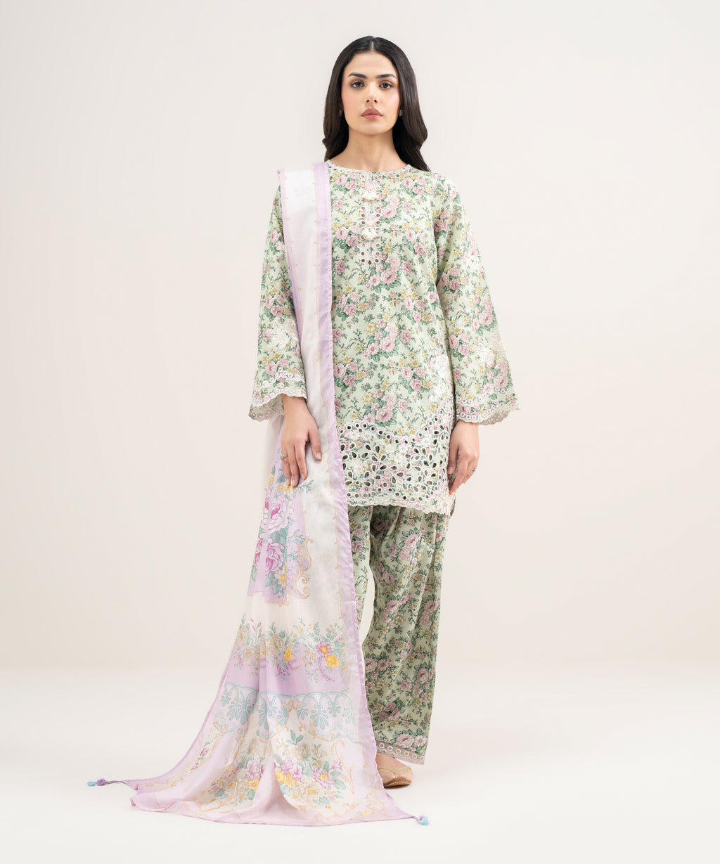 Printed Silk Dupatta