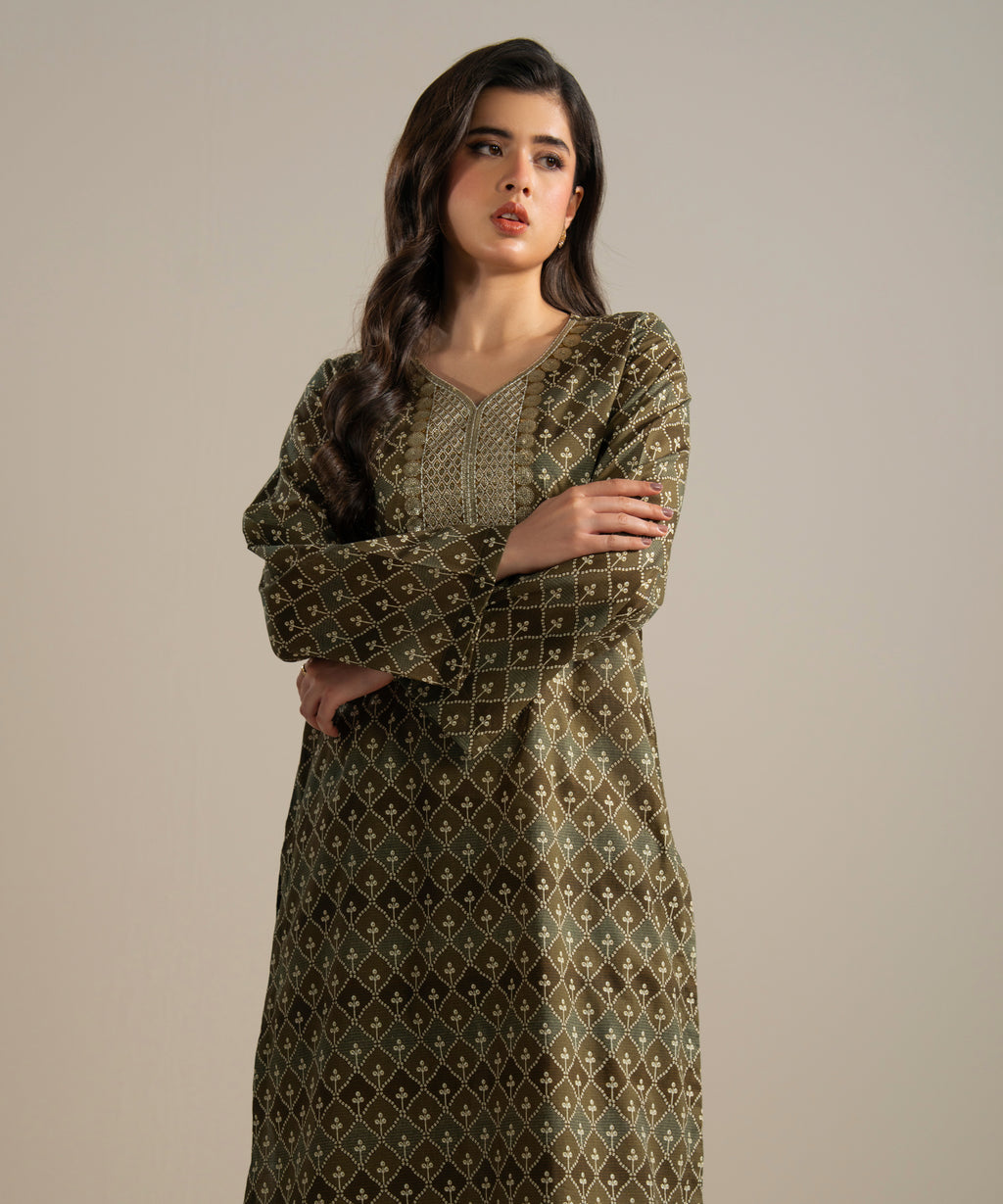 Embroidered Lawn Shirt