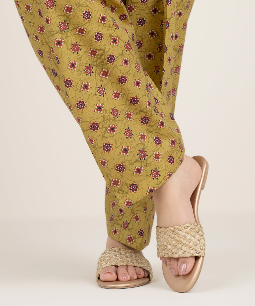 Printed Cambric Shalwar