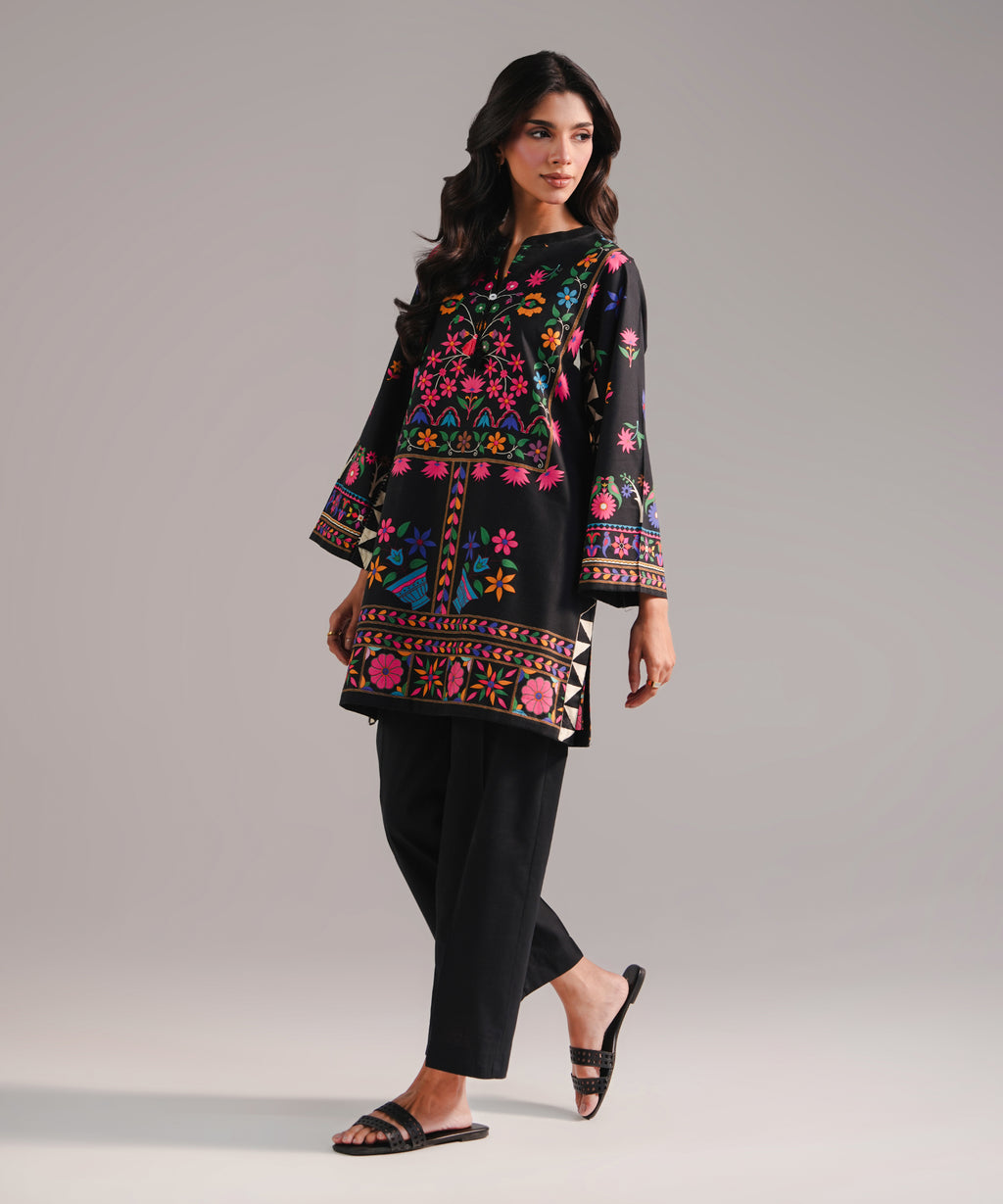 Printed Cotton Viscose Shirt