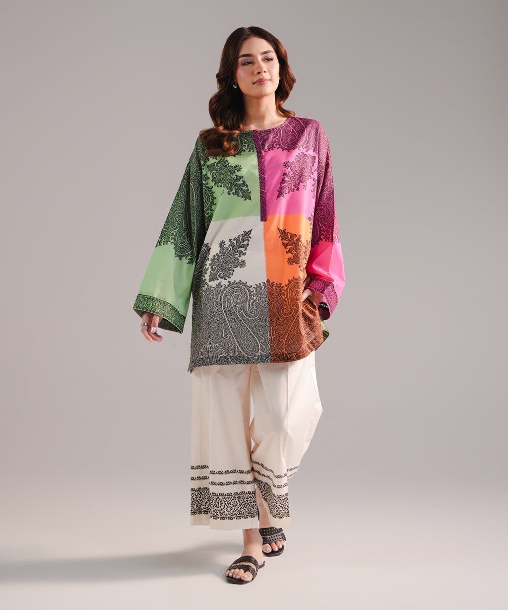 Printed Cambric Shirt