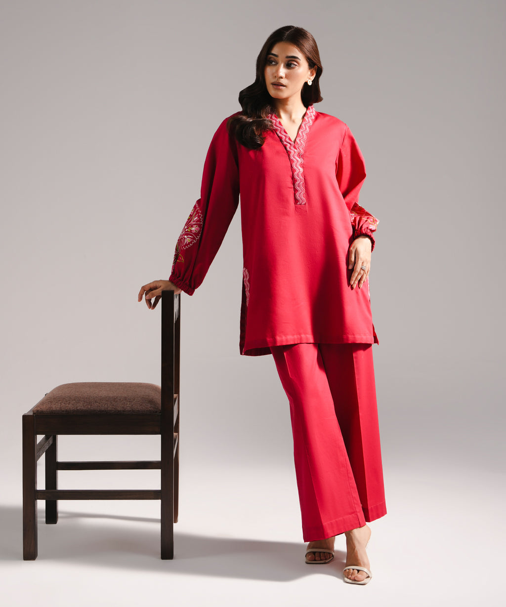 Embroidered Cotton Shirt