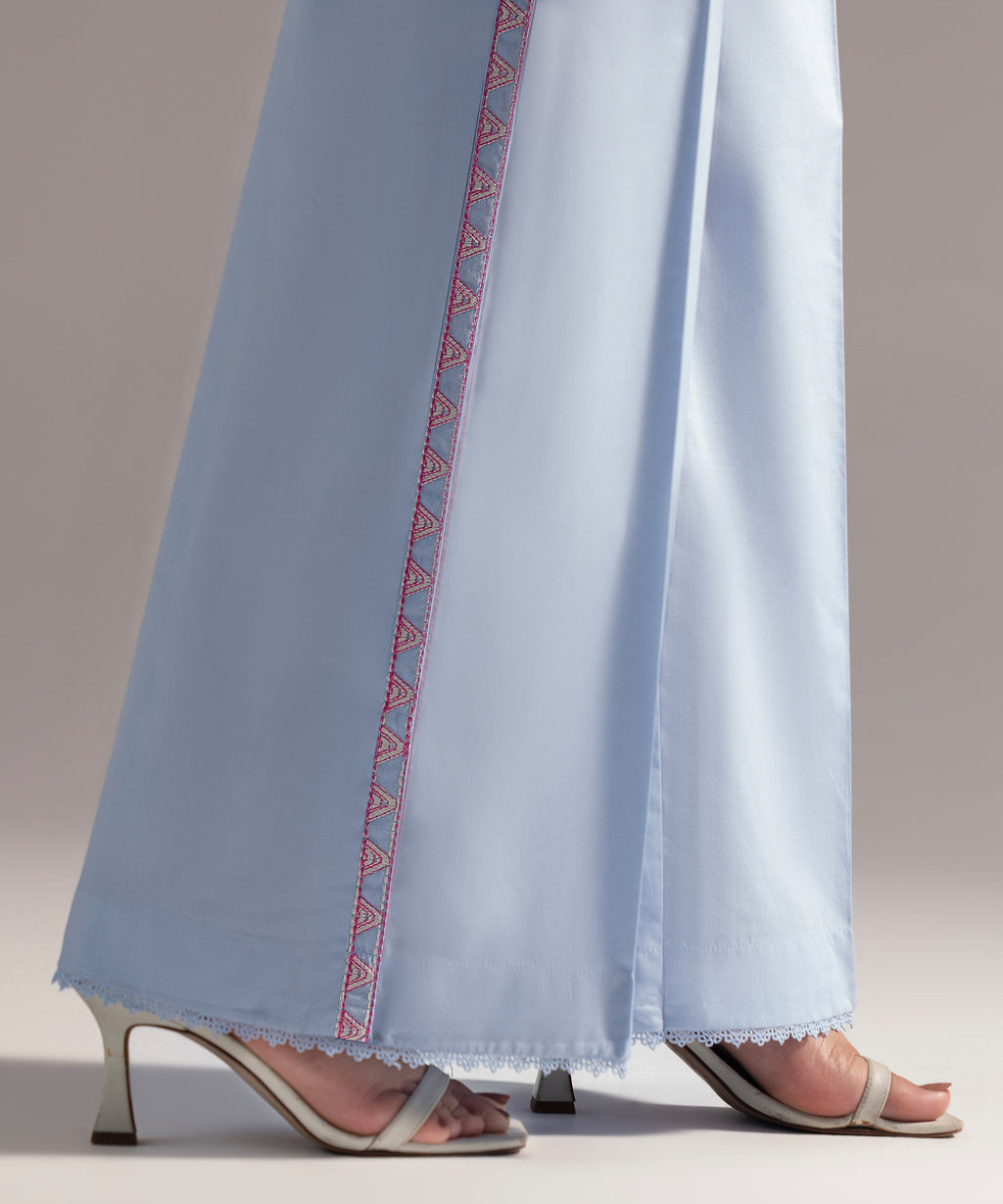 Embroidered Cambric Culottes