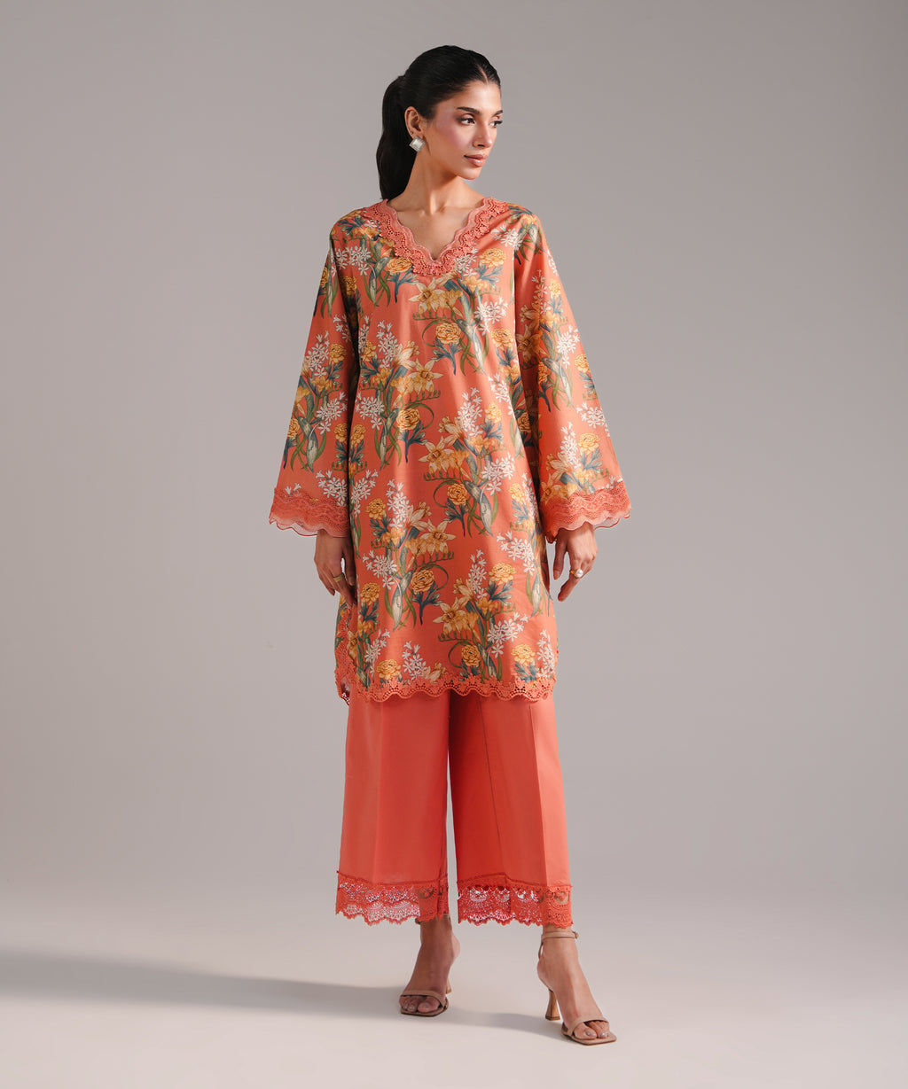 2 Piece - Embroidered Lawn Suit