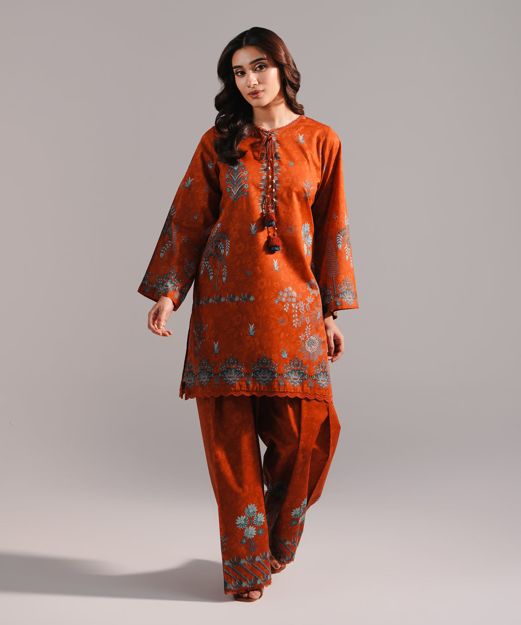 2 Piece - Printed Lawn Suit