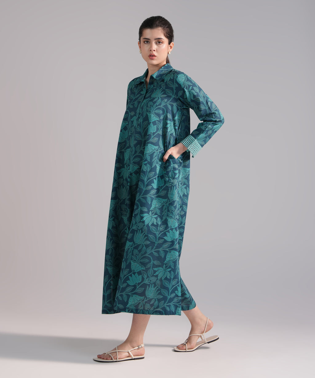 Printed Lawn Dress