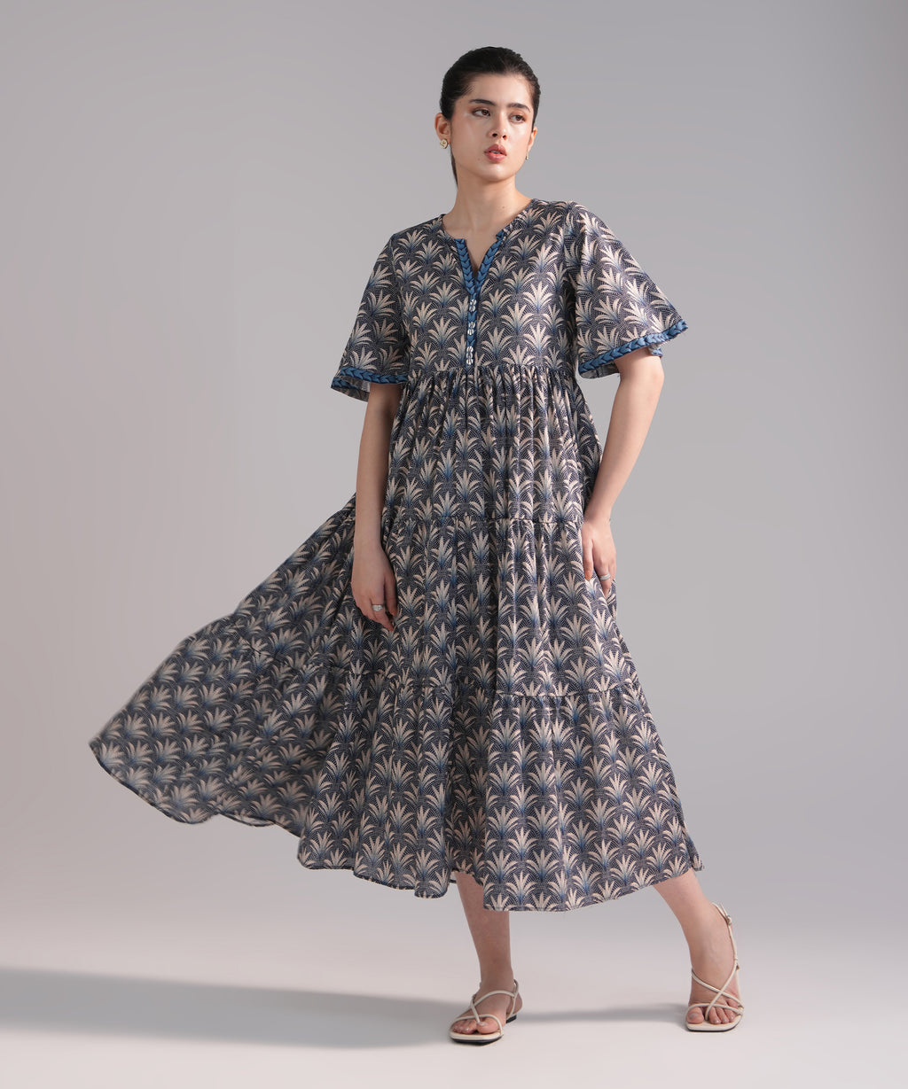 Printed Lawn Dress