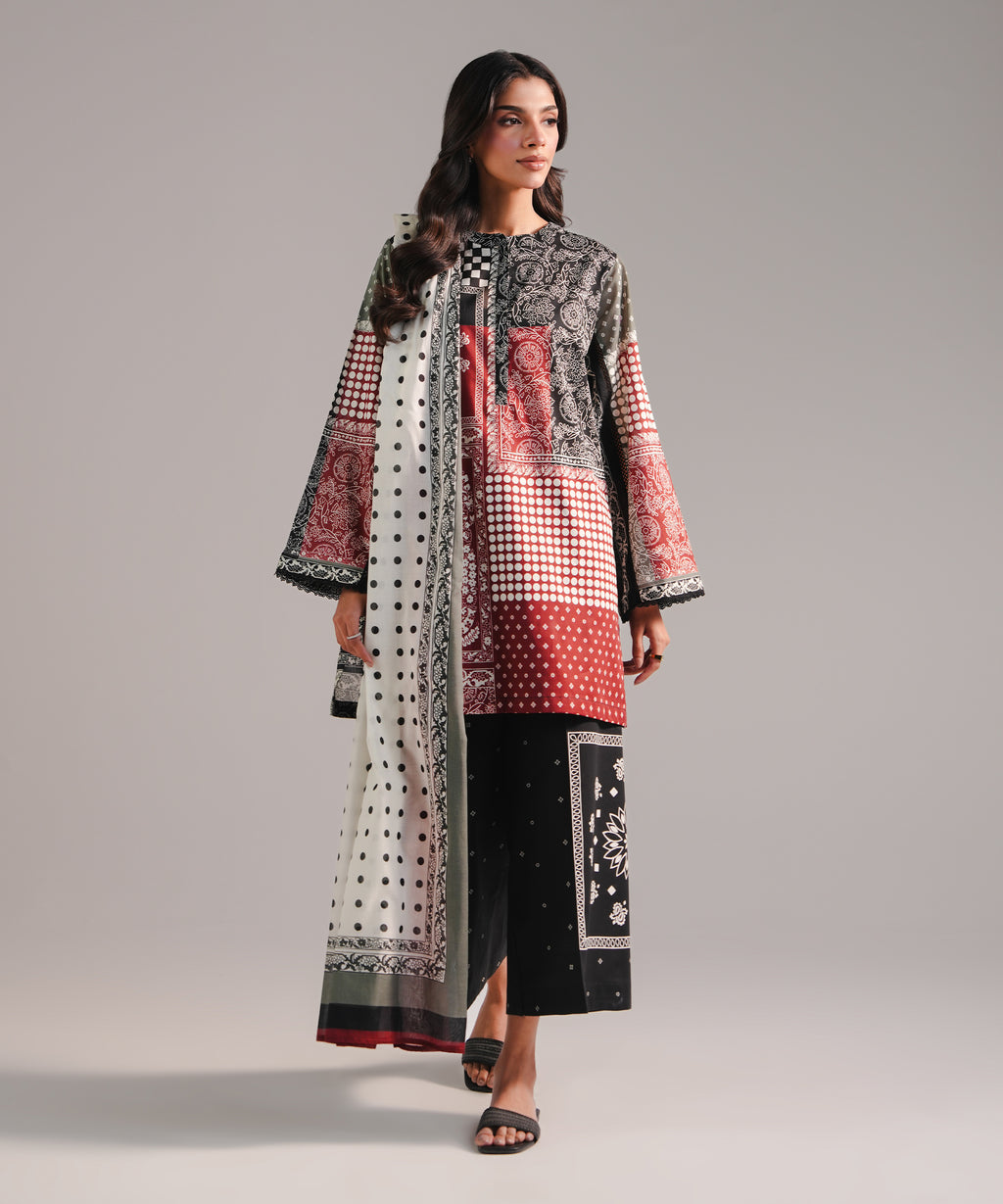 Printed Lawn Dupatta