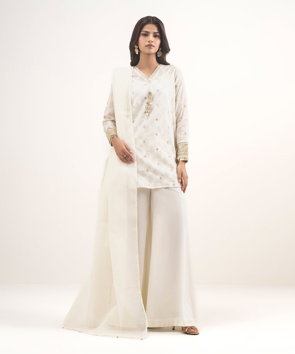 3 Piece - Embroidered Lawn Suit