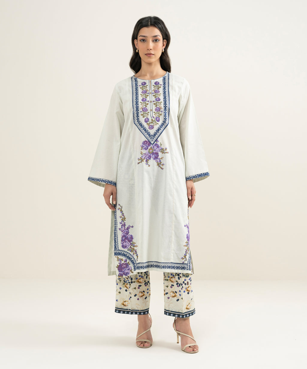 Embroidered Dobby Shirt