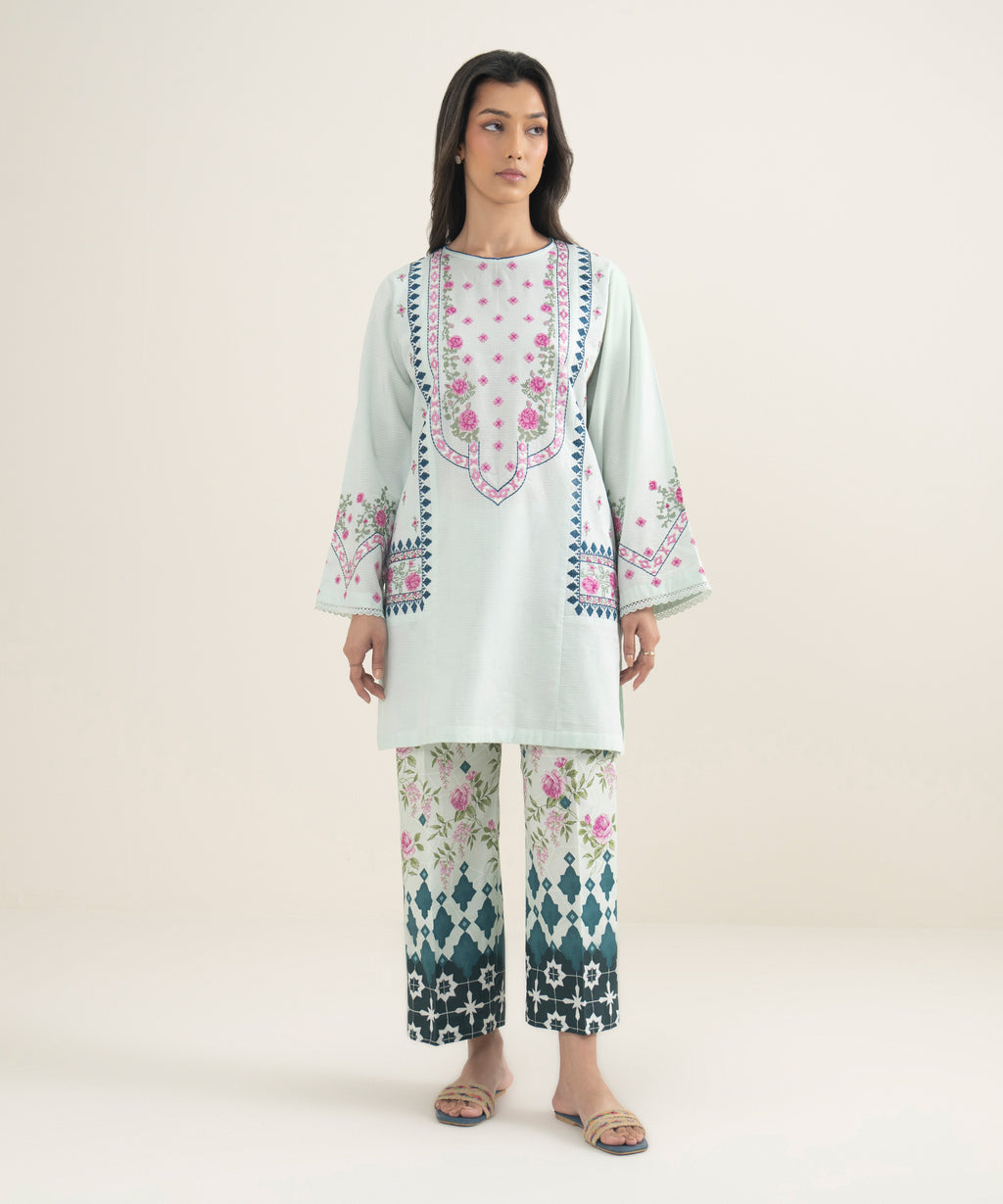 Embroidered Dobby Shirt