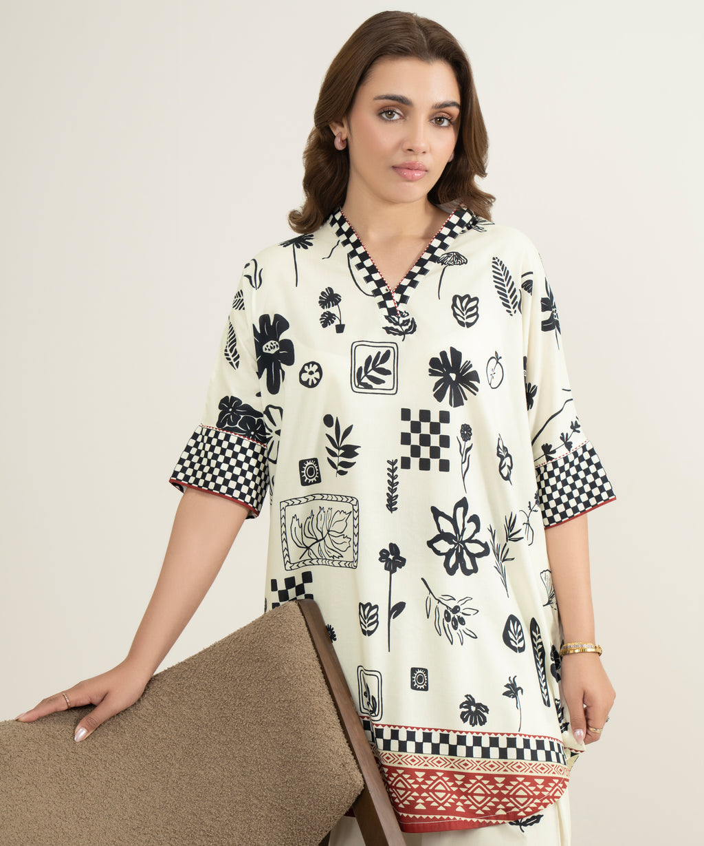 Printed Cotton Viscose Shirt
