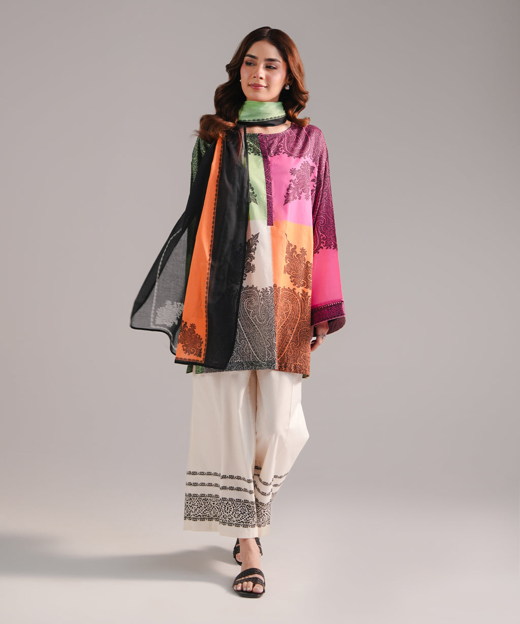 Printed Lawn Dupatta