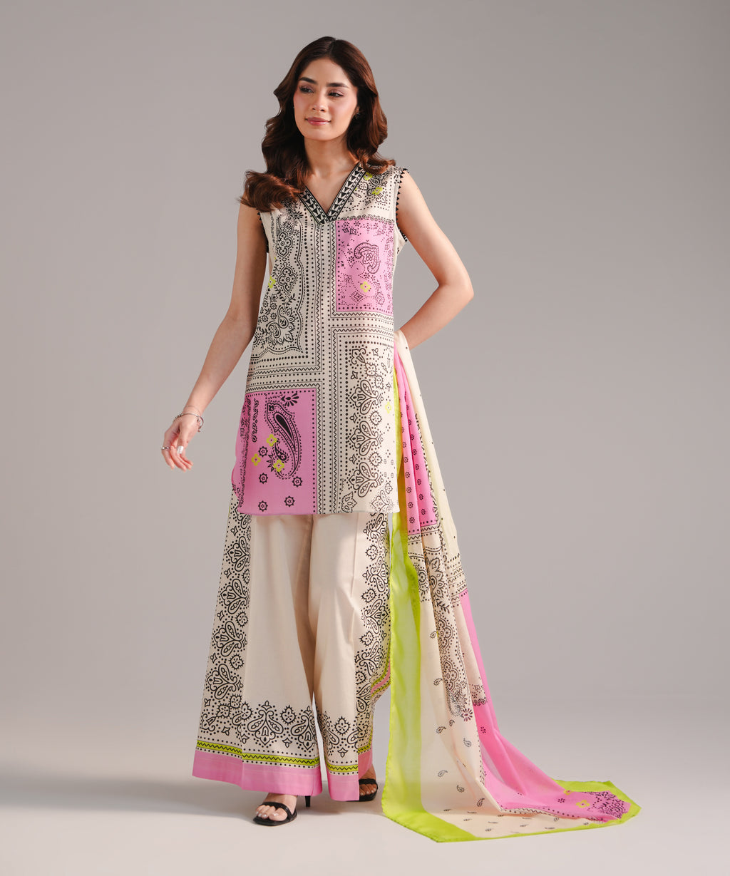 Printed Lawn Dupatta
